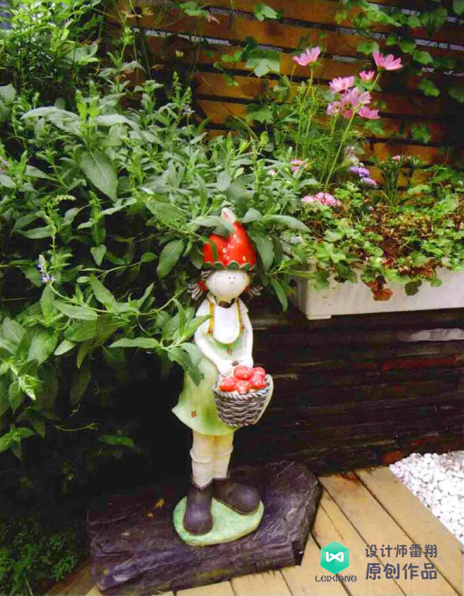 野趣庭院设计,120田园小清新装修风格