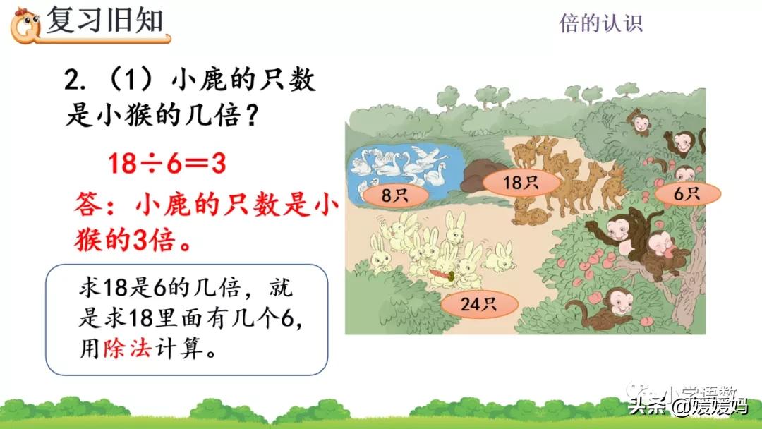 三年级上册数学倍数的认识人教,三年级上册数学第5单元倍的认识