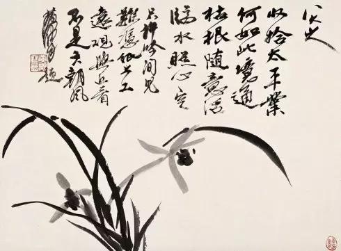 八大名家画兰,近代十大名家画兰作品欣赏