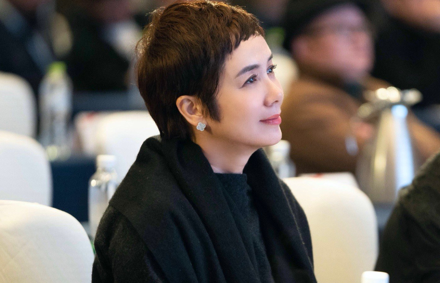 蒋雯丽的短发发型,蒋雯丽最好看的超短发型