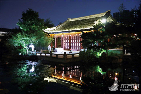 古猗园的夜晚,古猗园晚上灯展