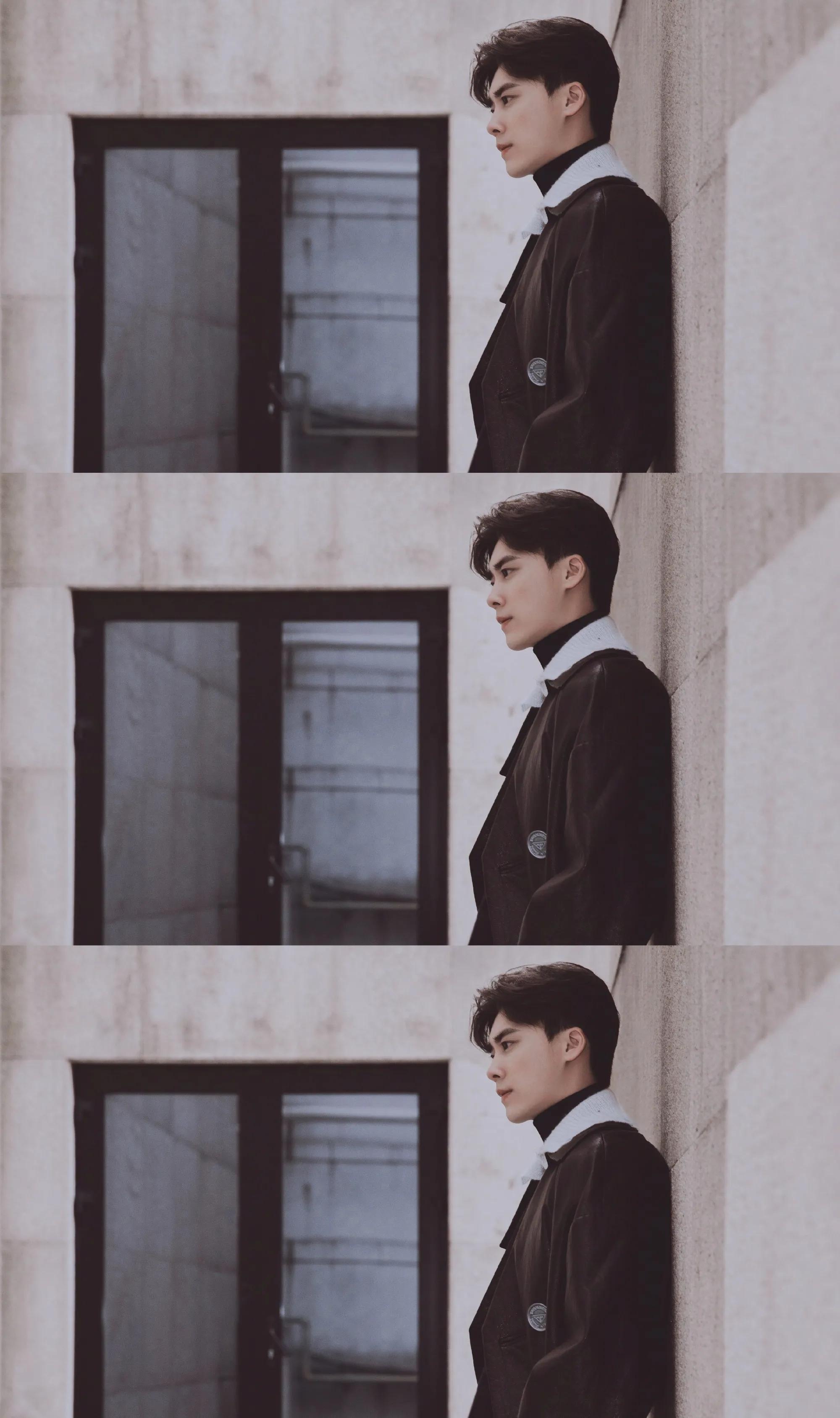 李易峰西装街拍图片,李易峰红皮衣花絮视频