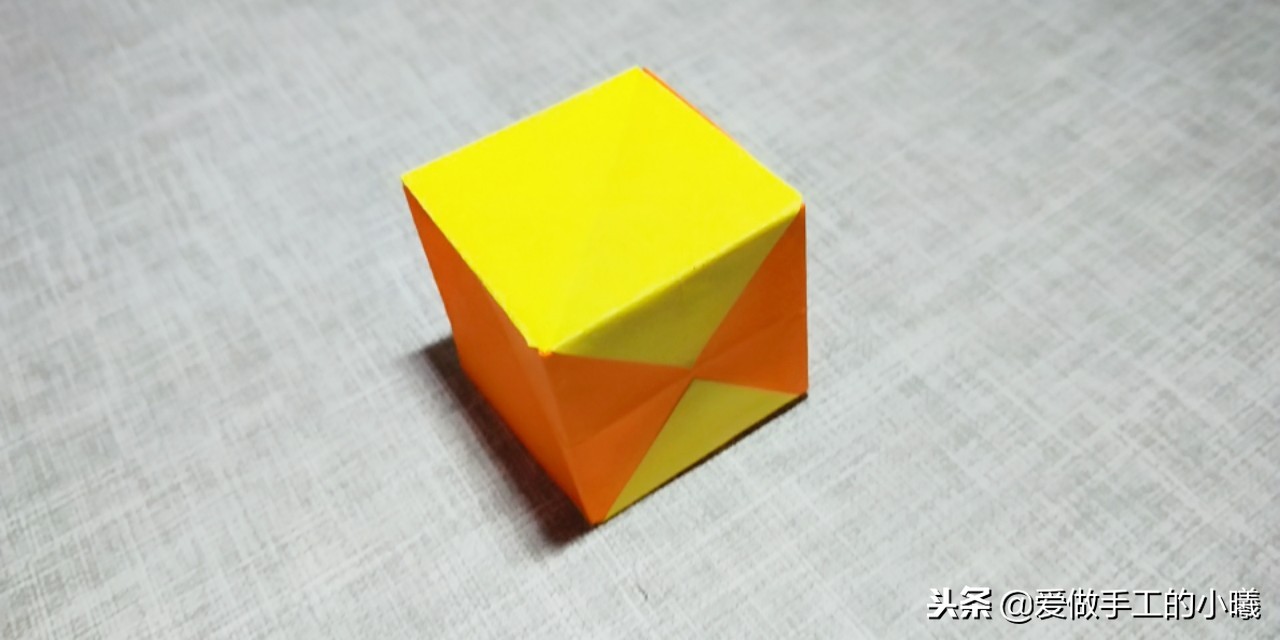 折纸魔法盒子教程,用折纸做的魔法盒子又简单又好玩