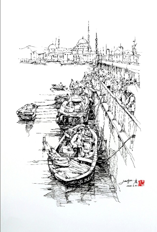 钢笔淡彩和钢笔速写什么区别,钢笔速写淡彩工具