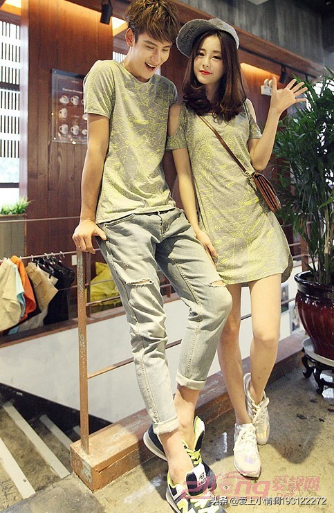 2022秋季新款定制款经典情侣装,新款韩版休闲情侣装夏季