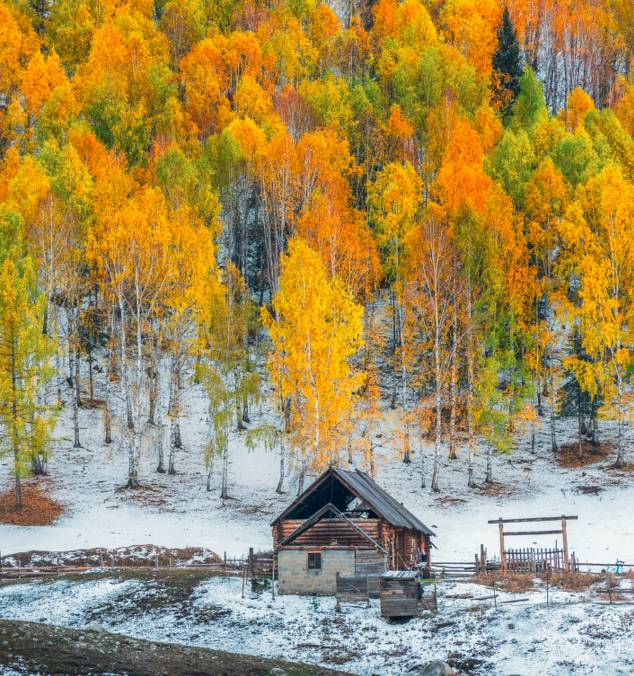 阿勒泰秋天有多美,秋天的新疆阿勒泰太美