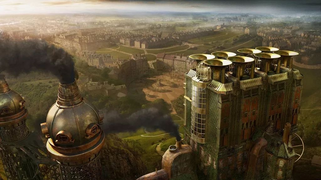 蒸汽朋克风创意美术,蒸汽朋克幻想风格