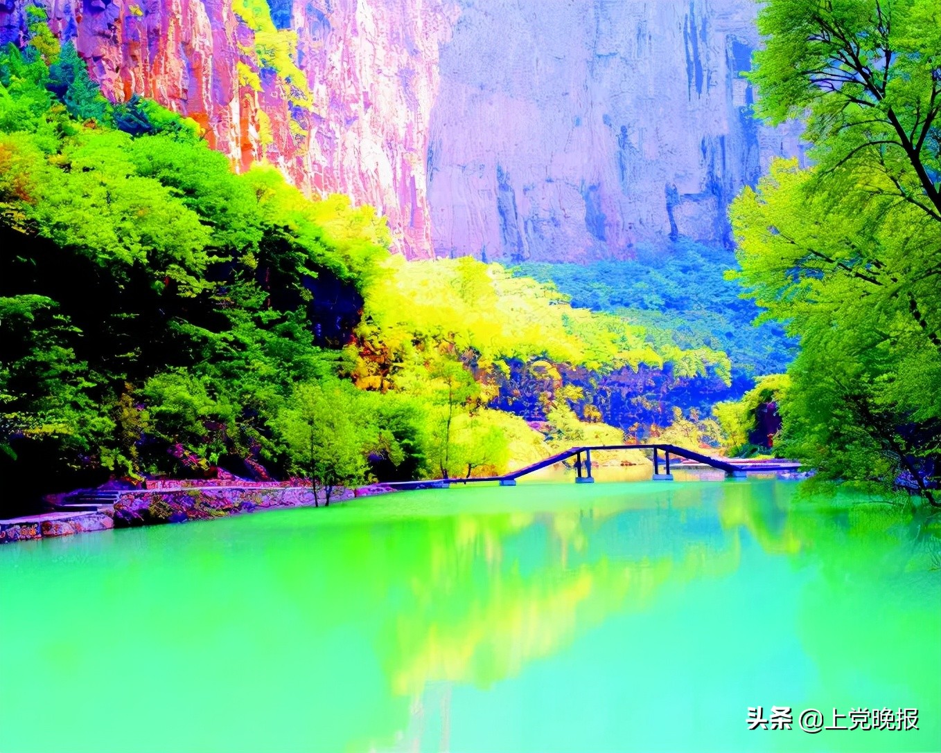 通天峡太行大峡谷,北方小九寨通天峡好美