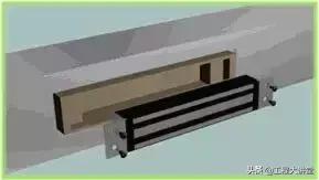 门禁电磁锁安装施工现场,玻璃门禁电磁锁安装视频