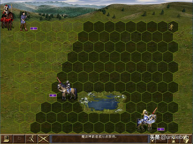 英雄无敌3打比蒙的图,英雄无敌3死亡阴影与深渊号角