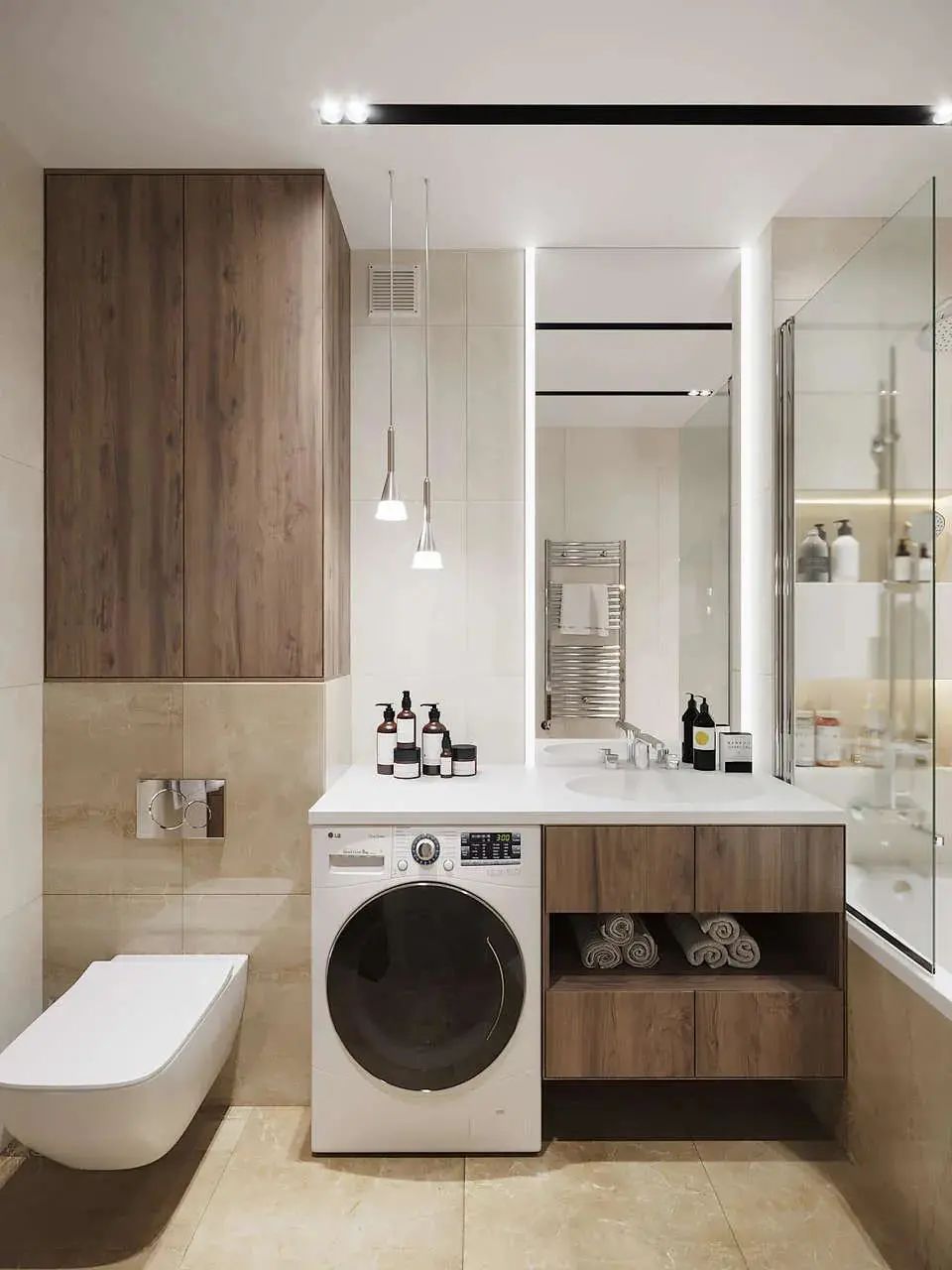 小的卫生间如何选浴室柜,卫生间浴室柜怎么选