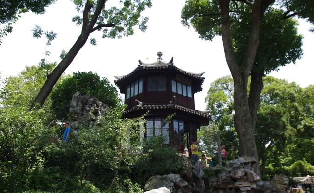 苏州拙政园园林借景,苏州拙政园唯美意境