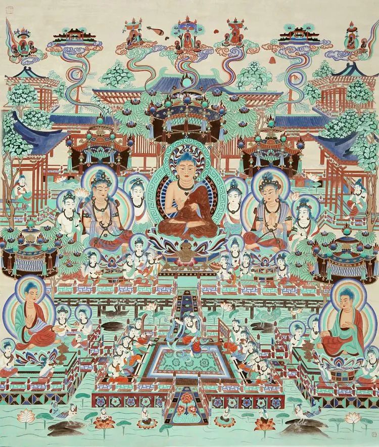 敦煌壁画体验,走进敦煌光影艺术展