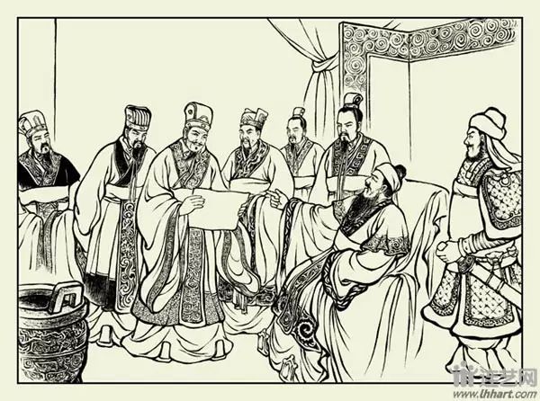 三国故事初出茅庐连环画,三国故事连环画受禅台