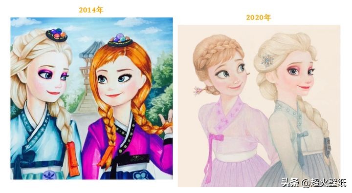 韩国高颜值小姐姐学了6年的绘画,却治愈了全网18万粉丝