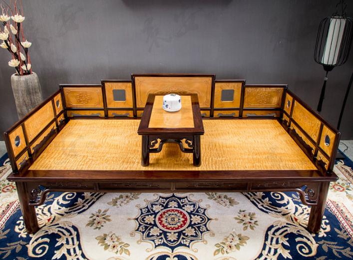明清家具经典罗汉床,鸡肋家具罗汉床