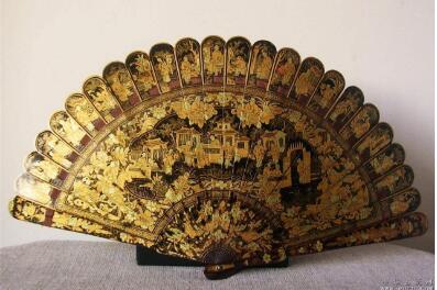 异域古风折扇,中国风扇子折扇