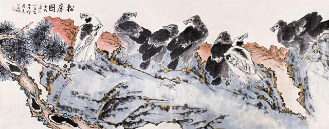 李苦禅的鹰以什么样的笔墨入画,李苦禅的鹰为什么好看