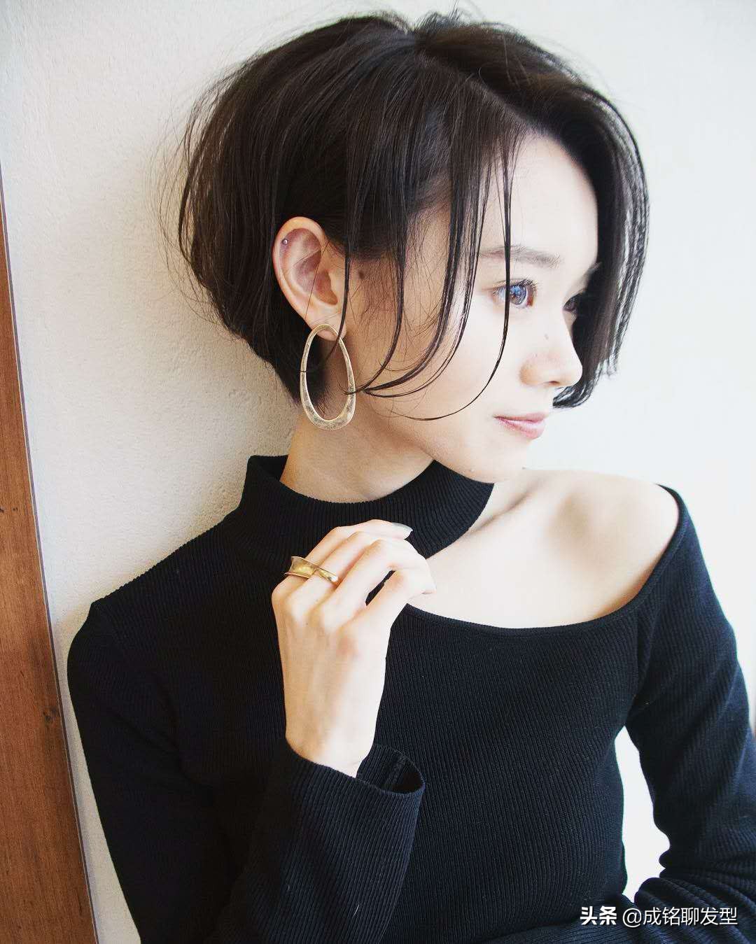 推荐一款清爽又时尚的短发发型,2020流行发型短发易打理