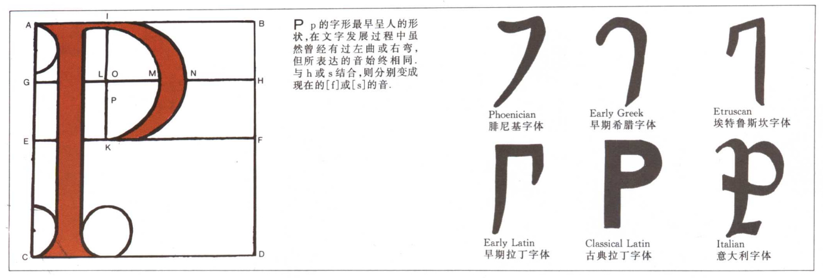 英文字母的演变示意图,26个英文字母读法视频教程