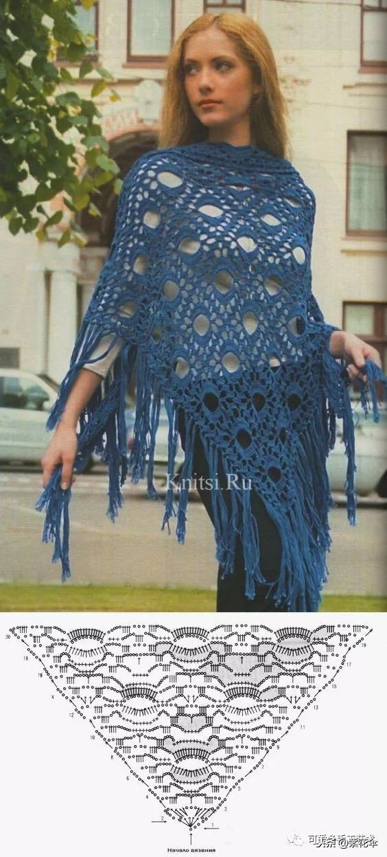 系一条三角围巾最迷人，忽冷忽热都能让你美上天！（附教程）