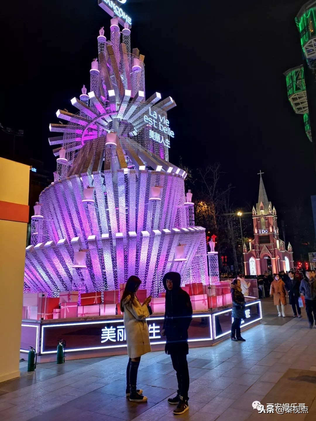 西安圣诞好看又好吃的餐厅,西安圣诞美陈