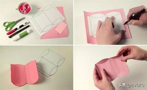 爱心创意手工,幼儿园手工爱心贺卡简单又漂亮
