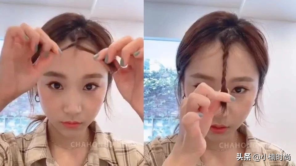 头发卷怎么变直小妙招不用药水,改变头发分线方向