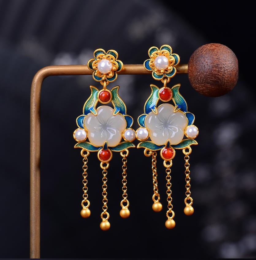 国潮风首饰视频,国潮风首饰黄金