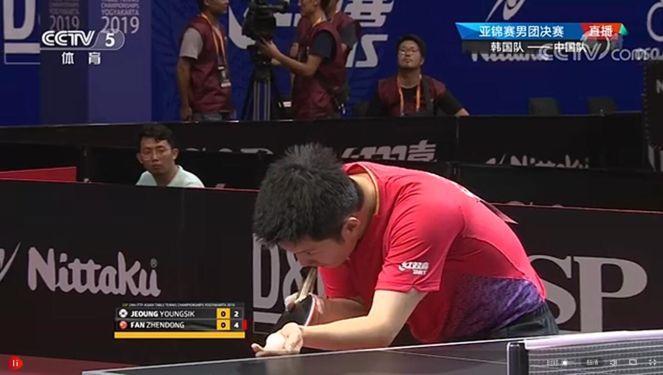亚锦赛中国男团vs韩国男团,乒乓球亚锦赛中国男团击败韩国队