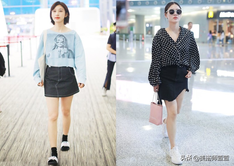 夏天百搭牛仔短裙气质款,时尚减龄牛仔短裙