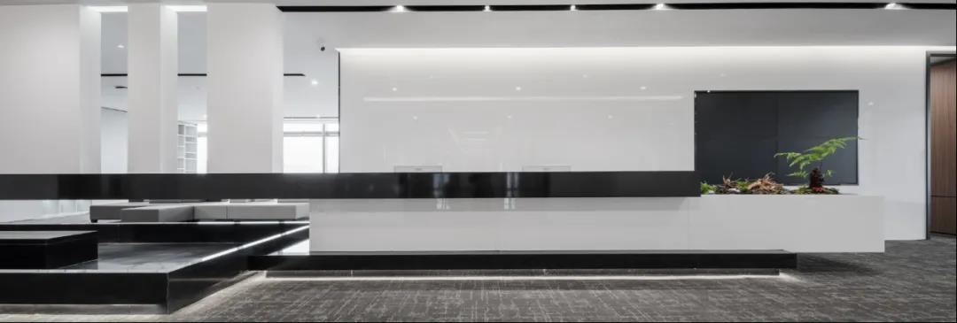 漂亮的前台布置设计图,前台接待台设计效果图