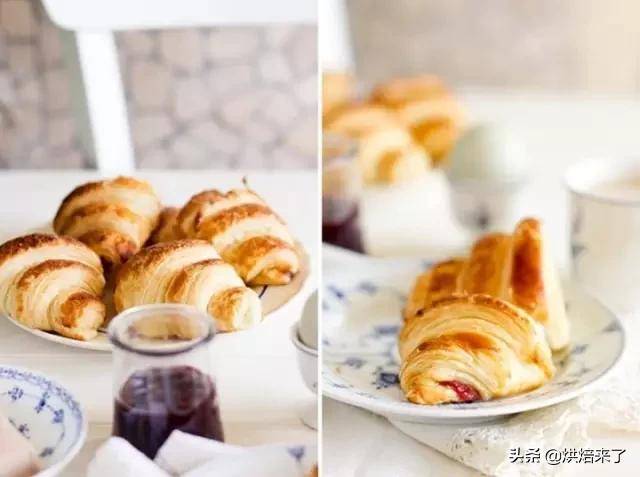 怎么吃都不重样的牛角包，一口咬下去，外酥内软，软绵不失嚼劲