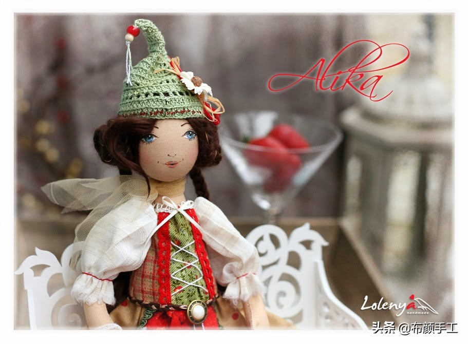 OlgaAbakumova的布艺娃娃,魔法花园里小花仙