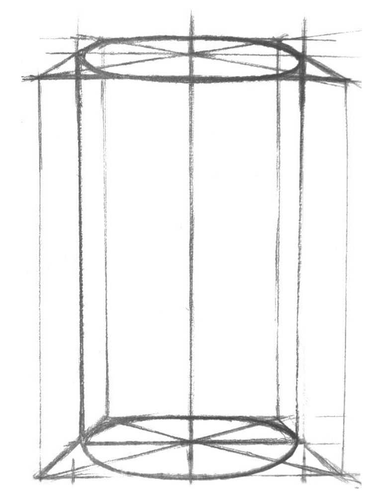 素描公开课素描几何体,零基础素描几何体结构教程