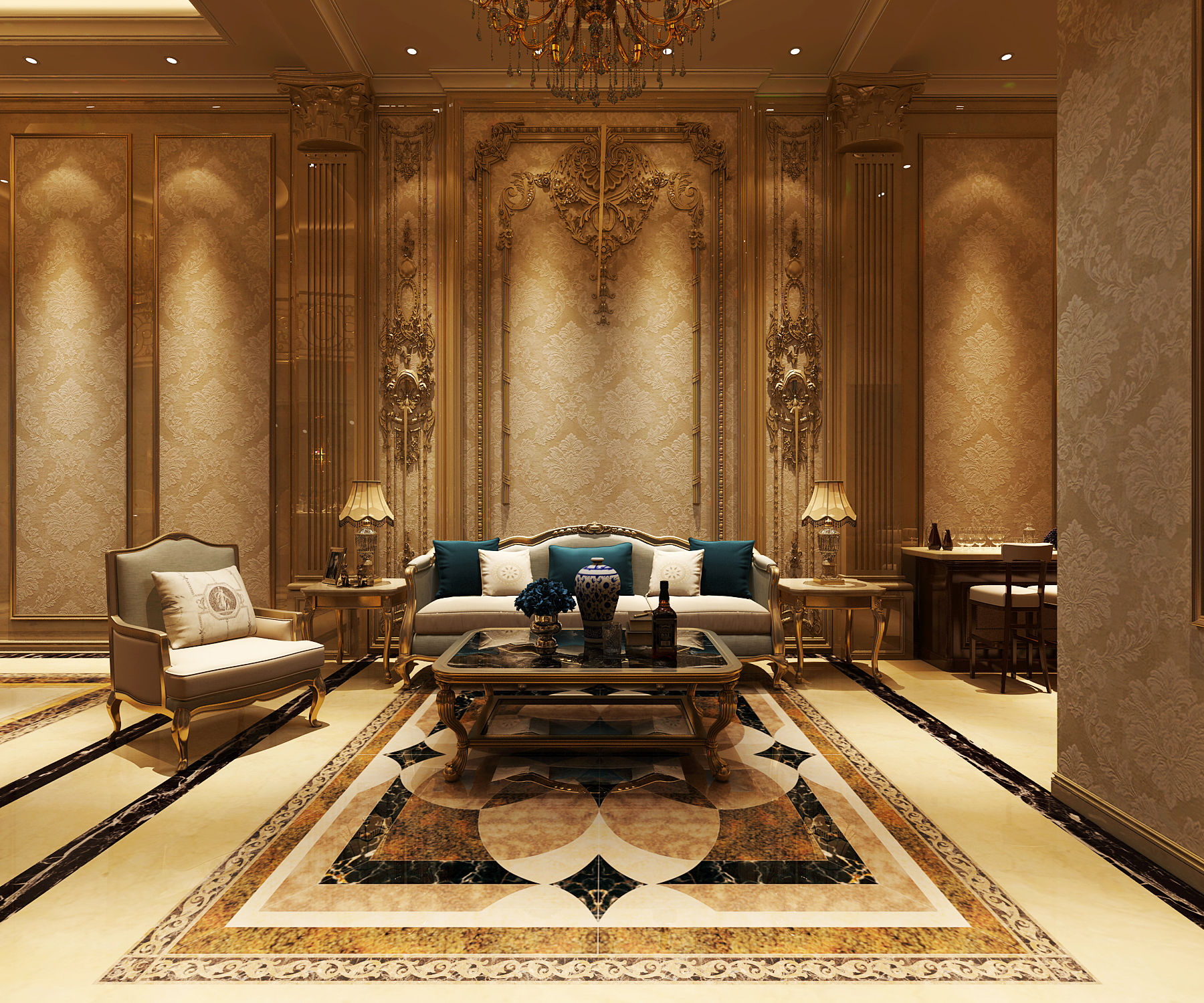 红墅湾170平叠拼装修效果图,红墅湾叠拼别墅