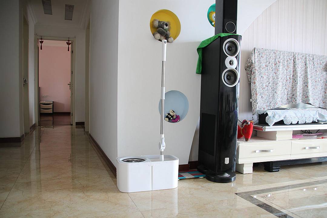 自从用上懒人拖把,好用旋转甩水拖把