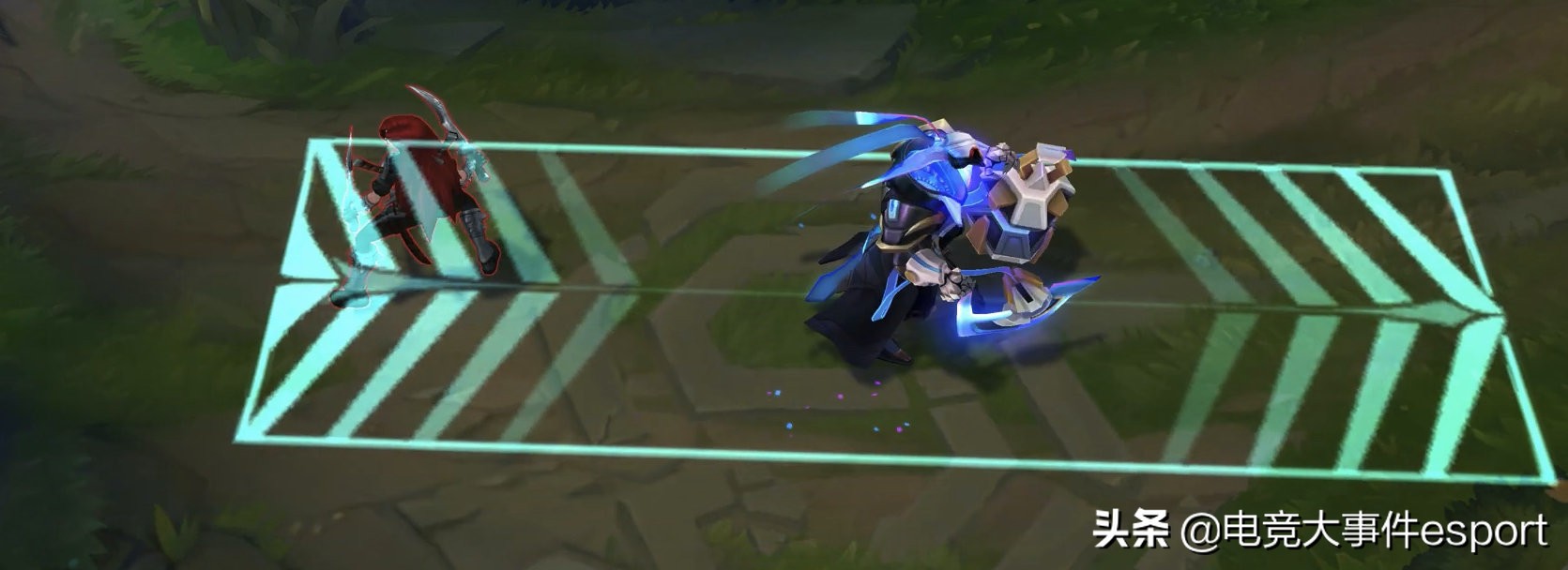 lol手游锤石未来战士皮肤技能特效,lol未来战士锤石