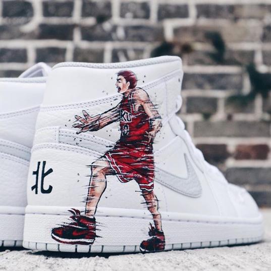 灌篮高手篮球鞋亚瑟士,教练我想打篮球三井寿