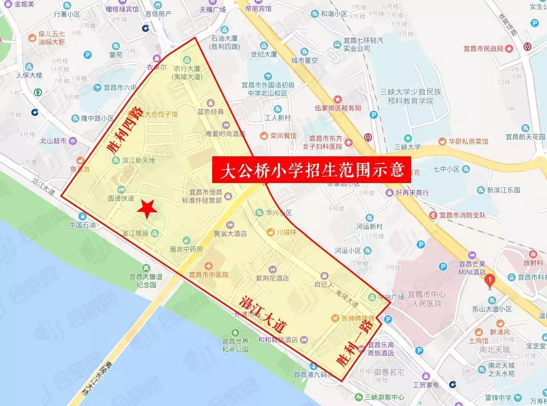 2024伍家岗学区划分图,伍家岗买学区房买哪里