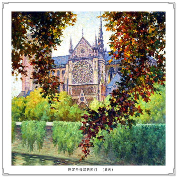 文化高级感十足的青绿山水画,古典山水写实油画作品