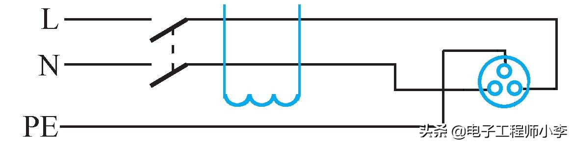 漏电保护器的接线方法,1p漏电保护器接线图