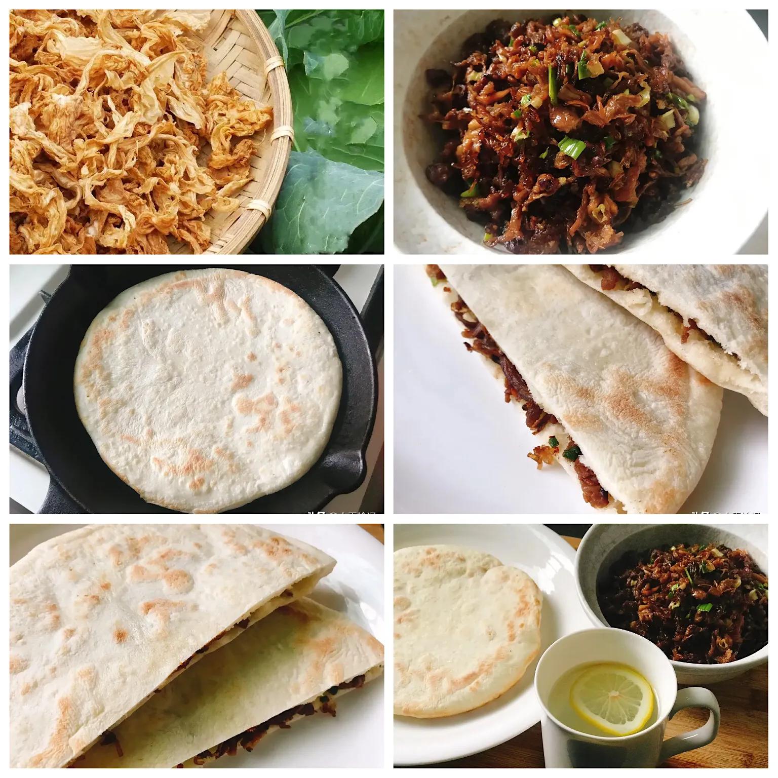 用现成的白吉馍做肉夹馍,白吉馍饼做法酥脆