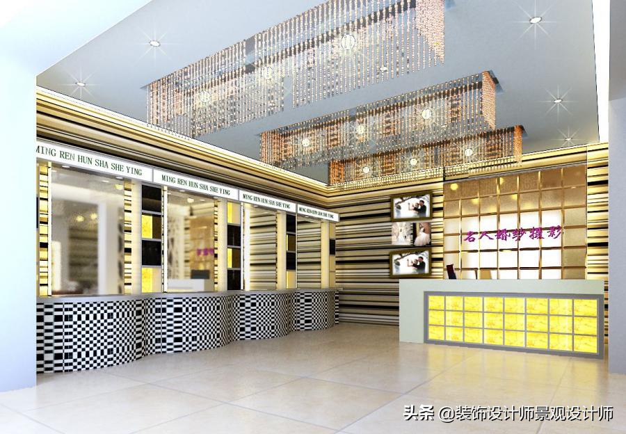 儿童影楼摄影实景布置,婚纱影楼设计功能分区