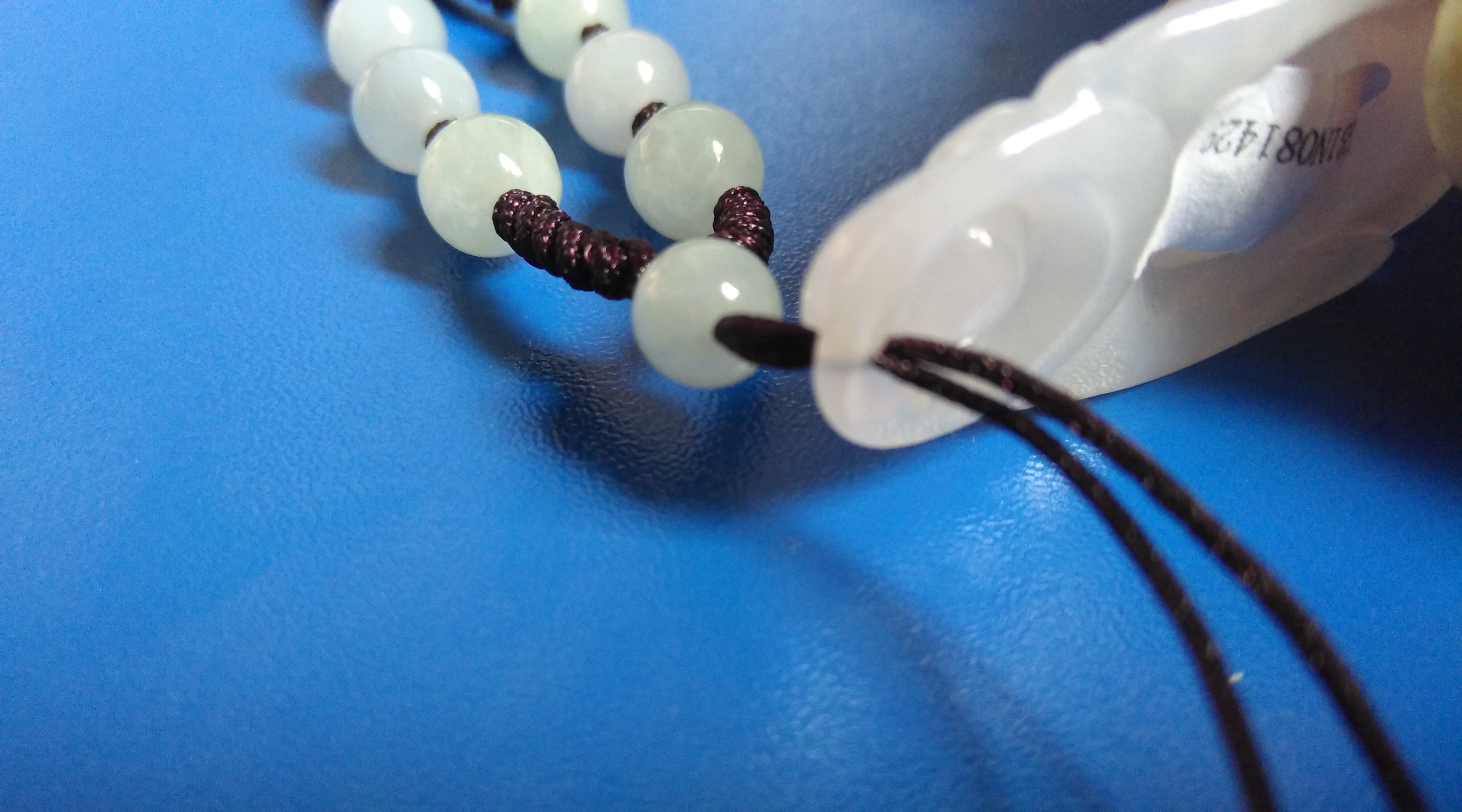 玉器吊坠配金珠子绳子打结方法,玉器吊坠的绑法图解