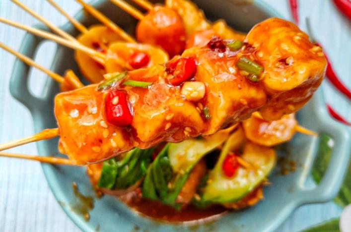 冷锅串串做甜品,冷锅串串自己做料汁