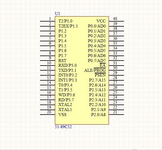 52单片机和51单片机的引脚一样吗,stc51单片机引脚功能