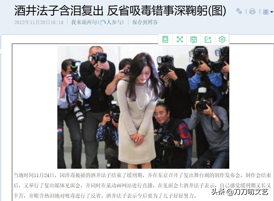 酒井法子吸毒,酒井法子吸毒损失