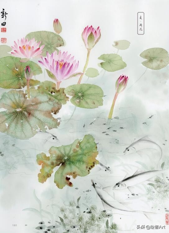 写意国画怎样配色,最好的小写意国画