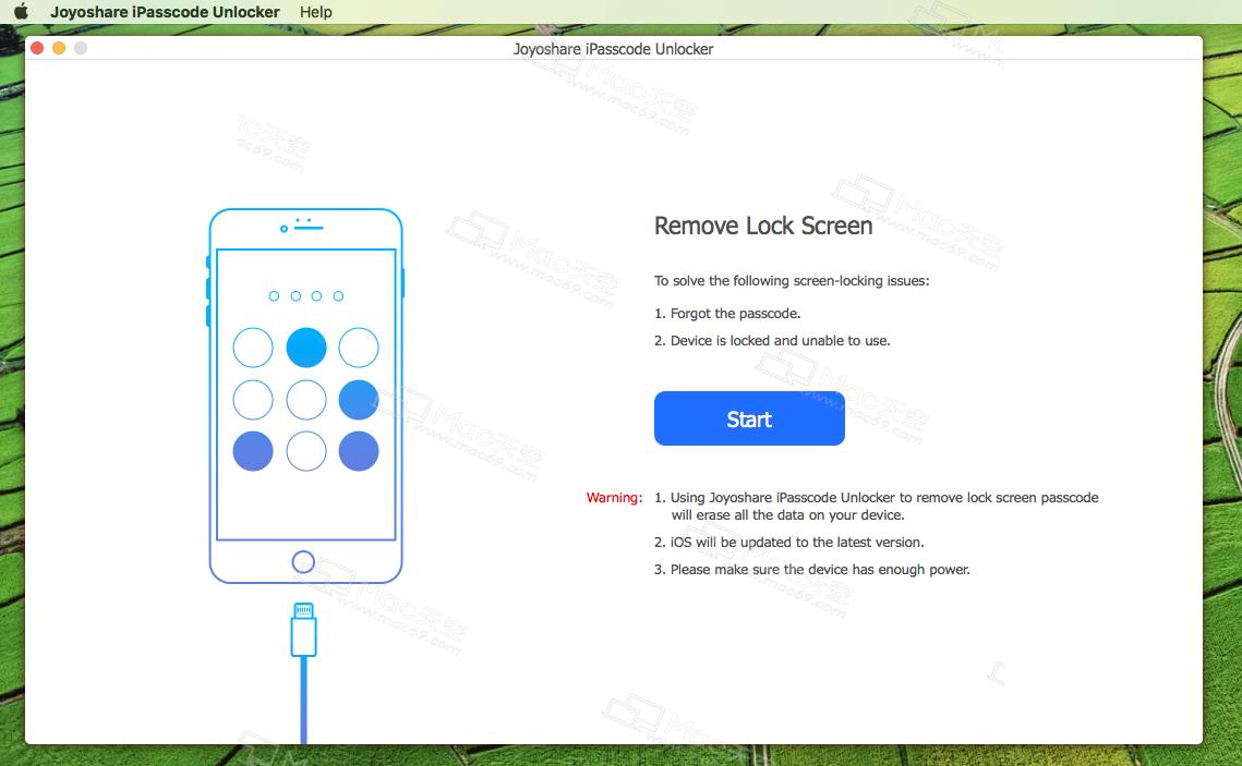 JoyoshareiPasscodeUnlockerMac破解教程